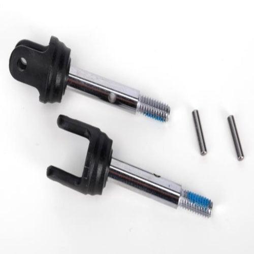 Traxxas 6853X Rear Stub Axles Set Stampede Slash Rally F-150 - PowerHobby