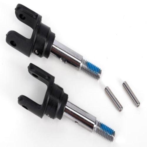 Traxxas 6854X Front Stub Axles Stampede Slash - PowerHobby