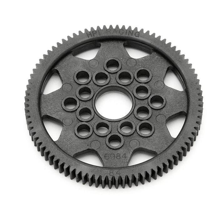 HPI Racing 6984 Spur Gear 48Pitch 84Tooth Carbon fiber Sprint 2 / Wheely King - PowerHobby