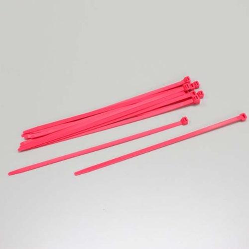 Kyosho 1702KP Fluorescent Pink Large Zip Ties (18) - PowerHobby