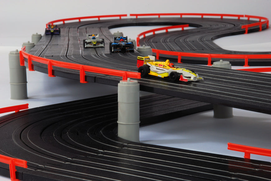 AFX 4 Lane Super International MegaG+ Ho Slot Car Race Set Mega G+ AFX21018 - PowerHobby