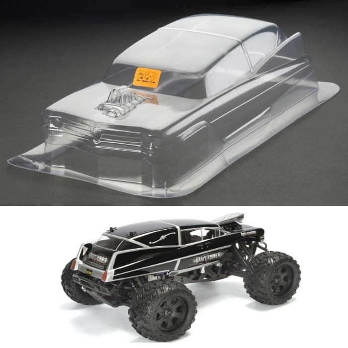 HPI Racing 7167 Grave Robber Clear Body T-Maxx / E-Maxx / Savage X 4.6 / Flux - PowerHobby