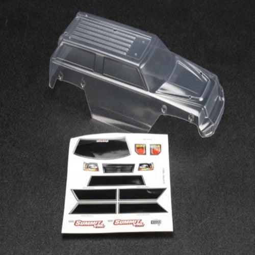 Traxxas 7211 Clear Body w/Decal Sheet Summit VXL - PowerHobby