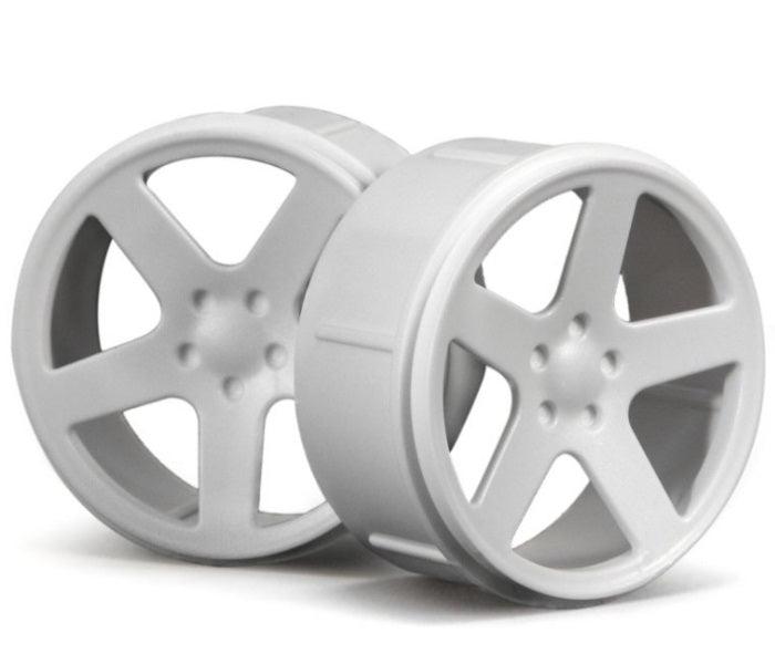 HPI Racing 73410 Wheel Set White Micro RS4 (4) - PowerHobby