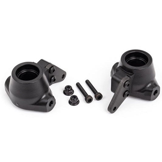 Traxxas 9637A Sledge Steering Blocks Left/Right Arms Aluminum Dark-Anodized TRA1 - PowerHobby