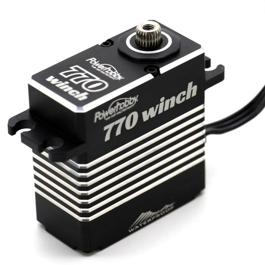 Powerhobby 770 Winch Waterproof Brushless Rock Crawler Servo - PowerHobby