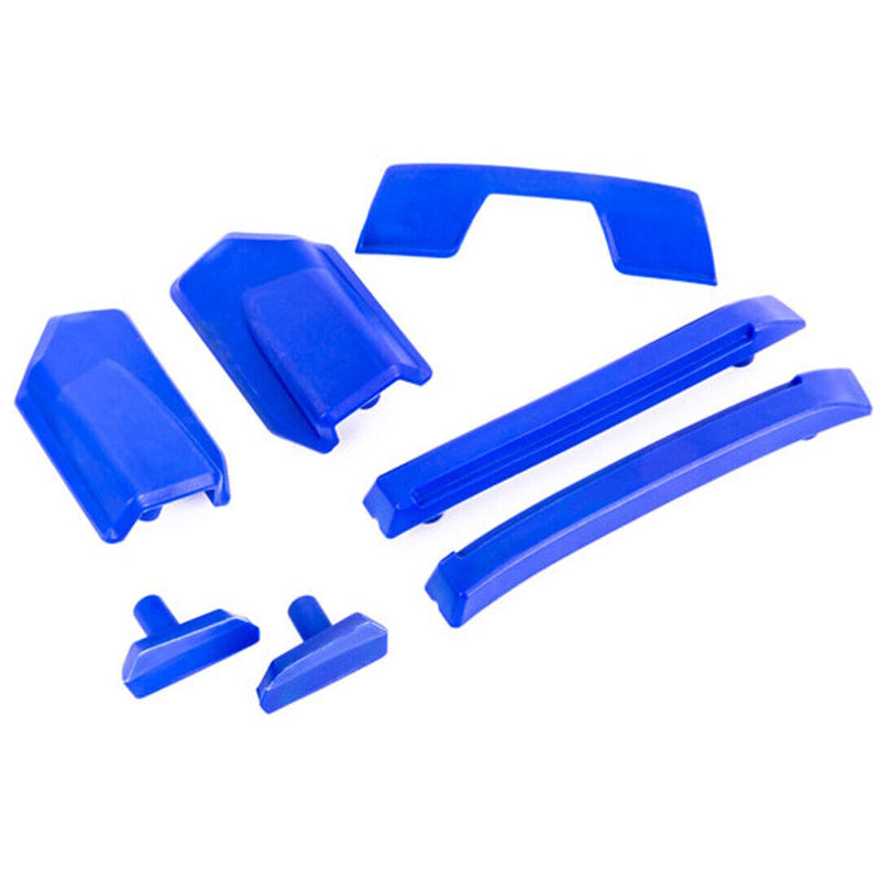 Traxxas 9510X Body Reinforcement Set Blue / Skid Pads Roof : Sledge - PowerHobby