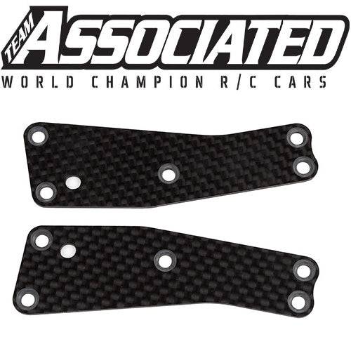 Associated 81482 RC8T3.2 Front Upper Suspension Arm Inserts 1.2mm carbon fiber - PowerHobby