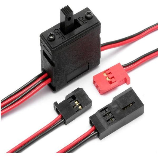 HPI Racing 80579 Receiver Switch/Receiver Battery Charge Connector - PowerHobby