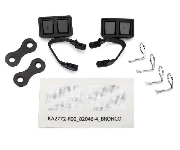 Traxxas 8073 side Mirrors black (2) TRX-4 Ford Bronco - PowerHobby