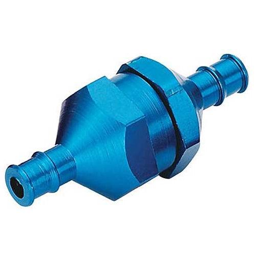 Dubro 833 In-Line Fuel Filter Blue 3/32" Medium for Airplane fuel tubing - PowerHobby