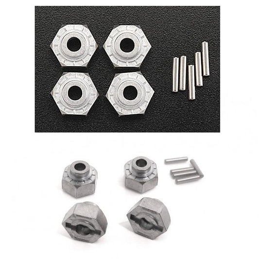 HPI Racing 86349 Hex Wheel Hub 12mm Silver (4) RTR Firestorm / MT2 18SS - PowerHobby