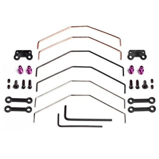 HPI Racing 88016 Sway Bar Set E-10 / E-10 Ford Mustang / Drift / Discount Tire - PowerHobby