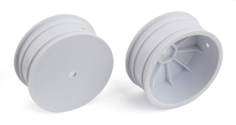 Associated 92095 12 mm 4WD Front Wheels White B44.3 RC10B44.1 RC10B44.2 RC10B64D - PowerHobby