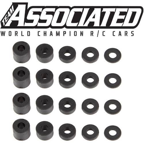 Associated 42260 Spacer Set 3x7mm plastic - PowerHobby