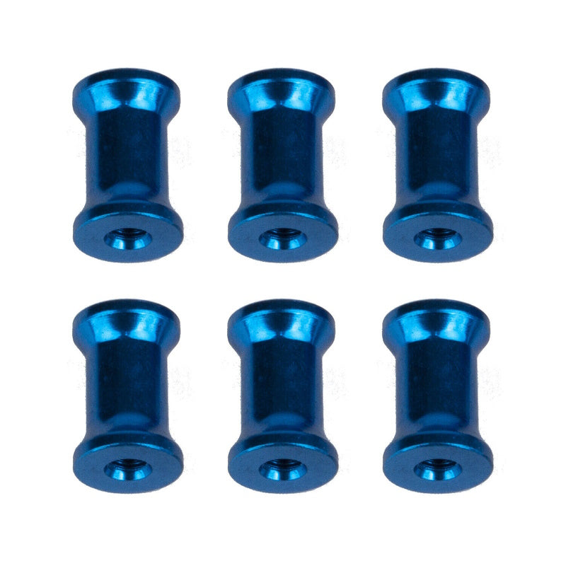 Team Associated ASC72063 DR10M Aluminum Chassis Standoffs 12mm (6pc) - PowerHobby