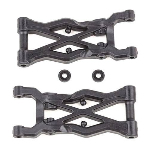 Team Associated 91874 Rear Suspension Arms 75mm Carbon Fiber RC10B6.2 - PowerHobby