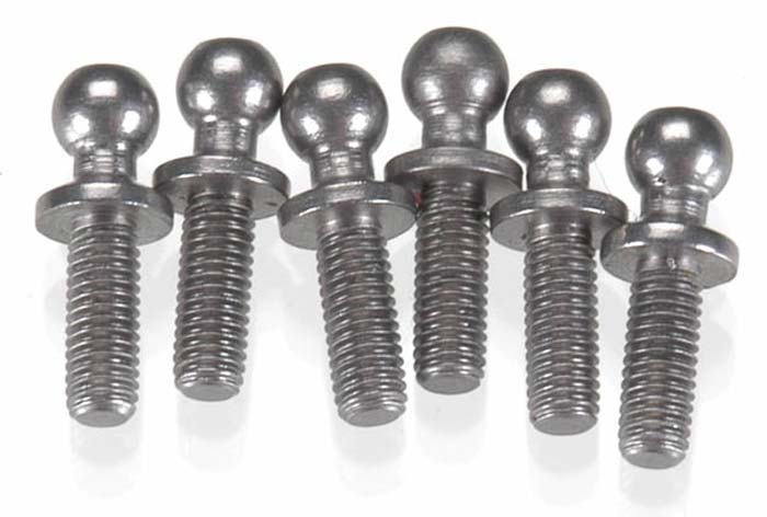 Associated 31284 Ball Stud Long 8mm (6) TC5 / 6 RC12R5 RC10R5 - PowerHobby