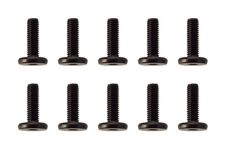 Associated 41090 M3x10mm Low Profile Socket Head Cap Screw (SHCS) - PowerHobby