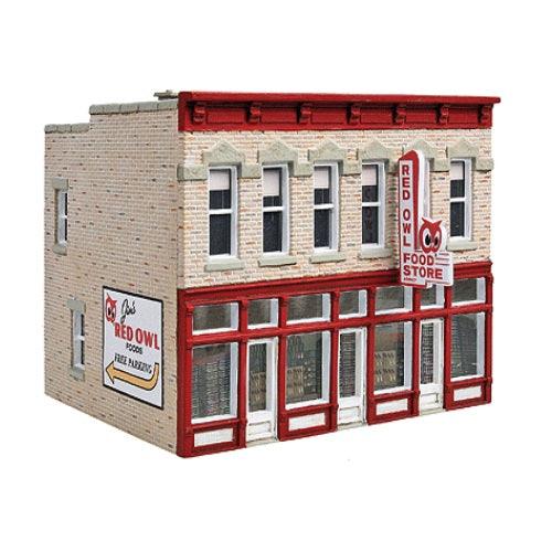 Walthers Cornerstone 933-3472 HO Scale Jim's Red Owl Plastic Kit - PowerHobby