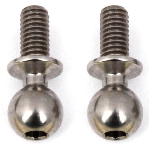 Team Associated 91750 Heavy Duty Titanium Ballstuds 4mm RC10B6 RC10B6D - PowerHobby