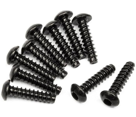 HPI Racing 94355 TP Button Head Screw M3x12mm Hex Socket (10) Cup Racer - PowerHobby