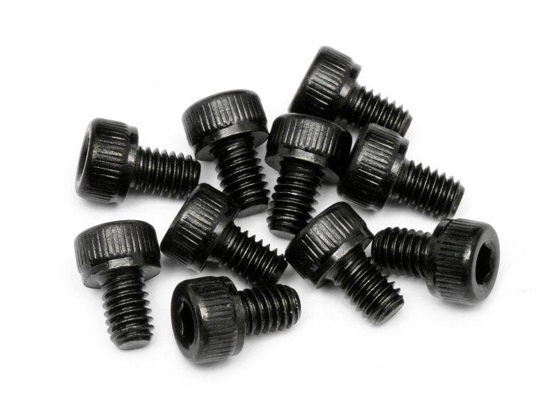 HPI Racing 94502 Cap Head Screw M4x6mm (10pieces) 3.0mm Hex Socket Baja - PowerHobby