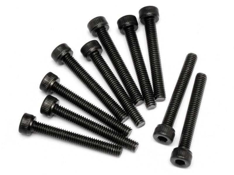 HPI Racing 94512 Cap Head Screw M4x30mm (10) 3.0mm Hex Socket Baja Savage Super - PowerHobby