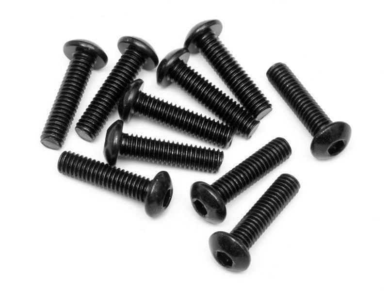 HPI Racing 94556 Button Head Screw M4x16mm (Hex Socket/10 pieces) Baja Super - PowerHobby