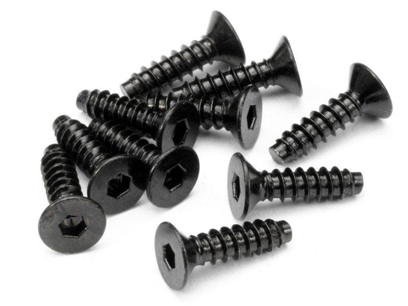 HPI Racing 94631 TP Flat Head Screw M4x15mm (2.5mm Hex Socket/10pcs) Baja - PowerHobby