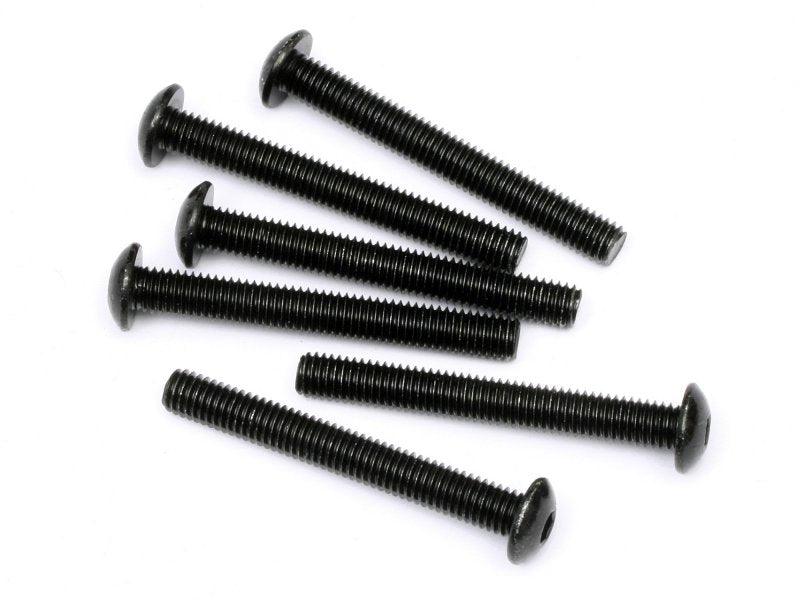 HPI Racing 94762 Button Head Screw M5x40mm 3.0mm Hex Socket (6 pieces) Baja - PowerHobby