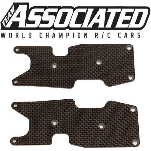 Associated 81474 RC8T3.2 FT Rear Suspension Arm Inserts 1.2mm carbon fiber - PowerHobby