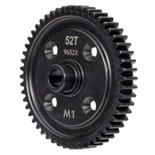 Traxxas 9652X Spur gear 52-tooth machined steel 1.0 metric pitch - PowerHobby