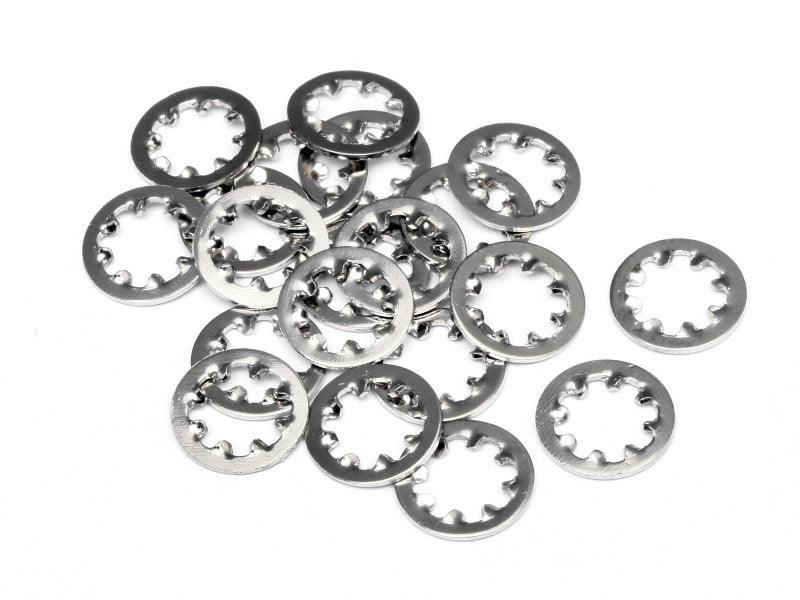 HPI 96704 Locking Washer M4 (20 pieces) Baja 5SC/5B/5T/5B Flux/5SC SS/5b SS - PowerHobby