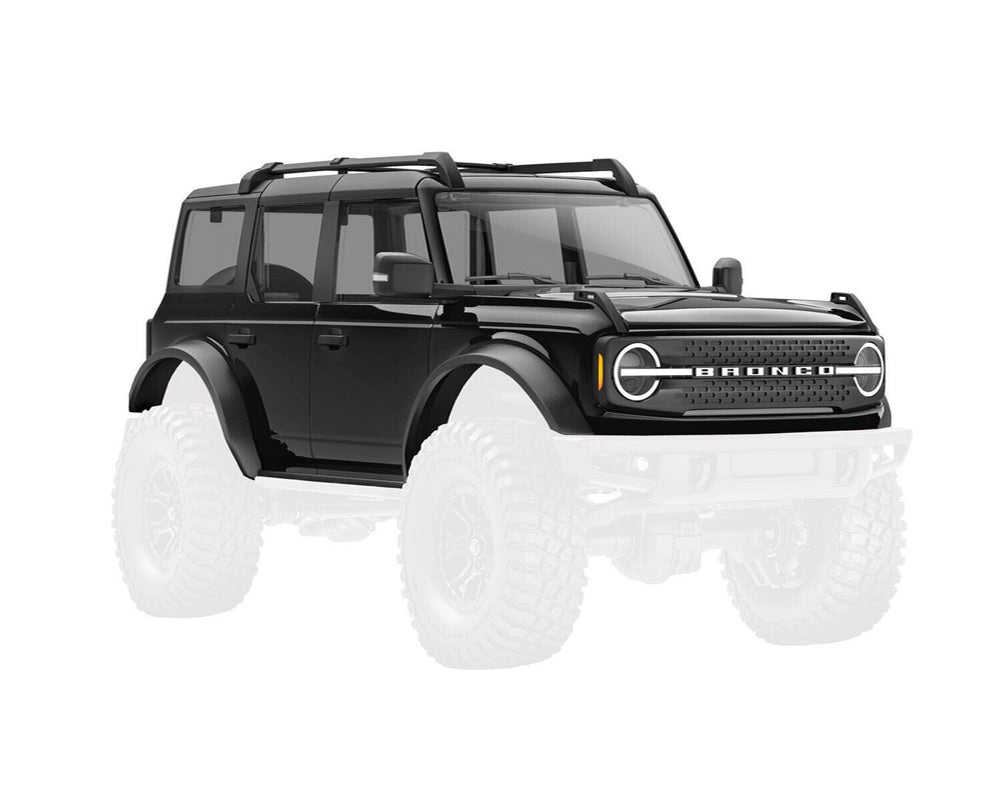 Traxxas 9711-BLK TRX-4M Complete 1/18 Ford Bronco Body Black - PowerHobby