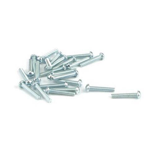 Athearn ATH99005 HO Scale 2-56 x 7/16" Round Head Screw Set (24) - PowerHobby