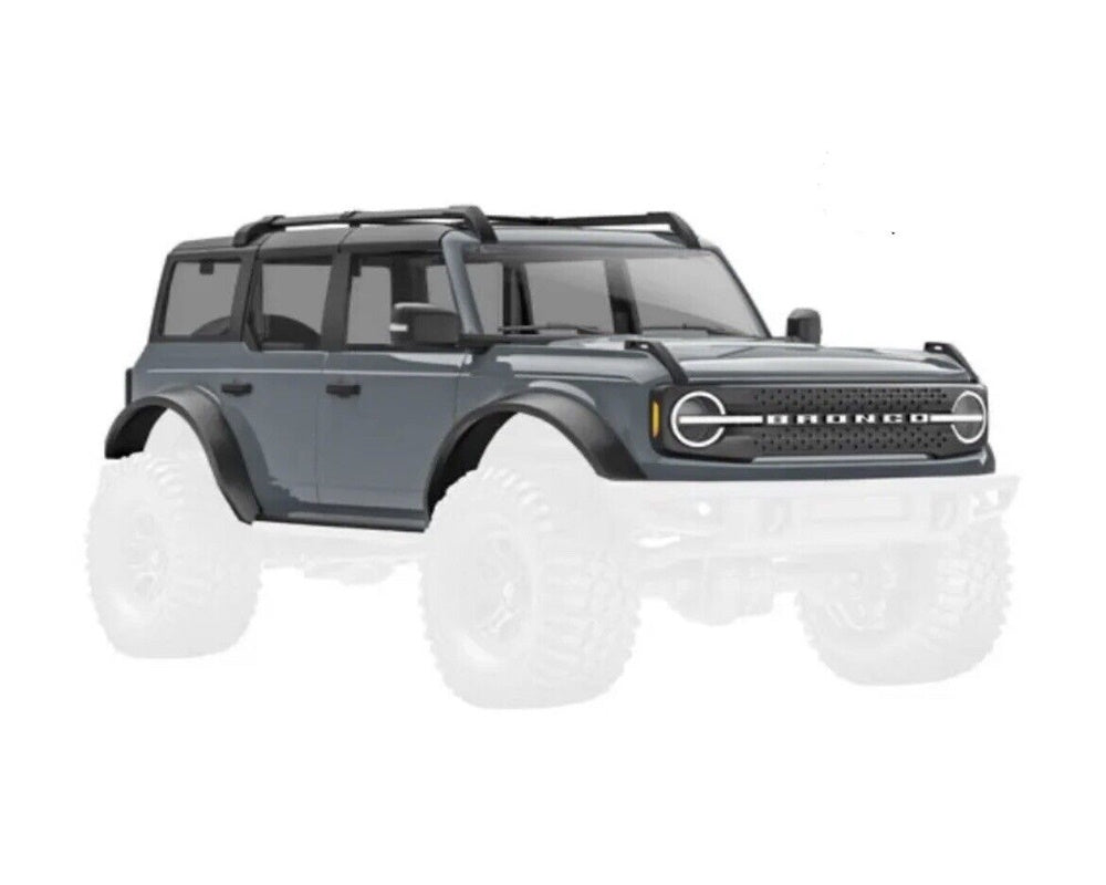 Traxxas 9723-DKGRY TRX-4M Complete 1/18 Ford Bronco Body Dark Gray - PowerHobby