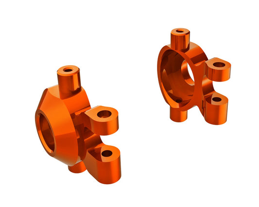 Traxxas 9737-ORNG Aluminum Steering Blocks (Orange) (2) L&R TRX-4M - PowerHobby
