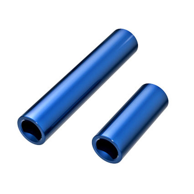 Traxxas 9752-BLUE TRX-4M Aluminum Front/Rear Center Driveshafts Set BLUE - PowerHobby