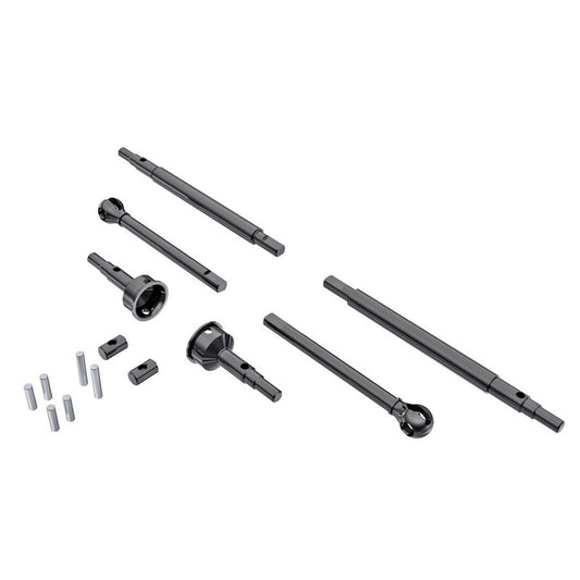 Traxxas TRA9756 TRX-4M (F&R) Axle Shafts and Stub Axles with Pins - PowerHobby