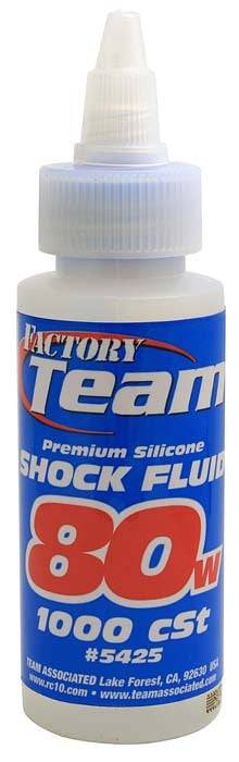 Associated 5425 Silicone Shock Fluid Oil 80 Weight 2 oz - PowerHobby