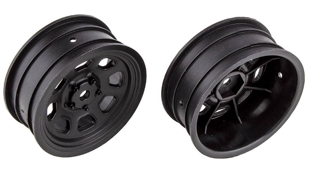 Associated 71096 SR10 Black Front Wheels 1 pair - PowerHobby