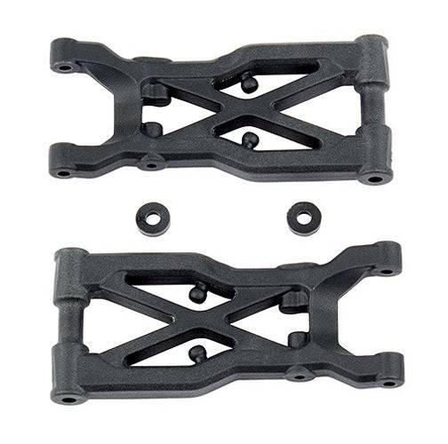 Team Associated 92131 Rear Suspension Arms Hard RC10B74 - PowerHobby