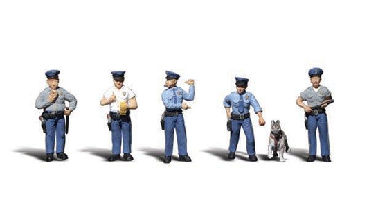 Woodland Scenics A1822 HO Train Figures Policemen - PowerHobby