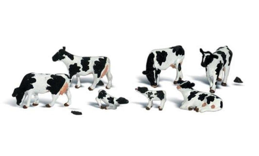 Woodland Scenics A1863 HO Train Figures Holstein Cows - PowerHobby