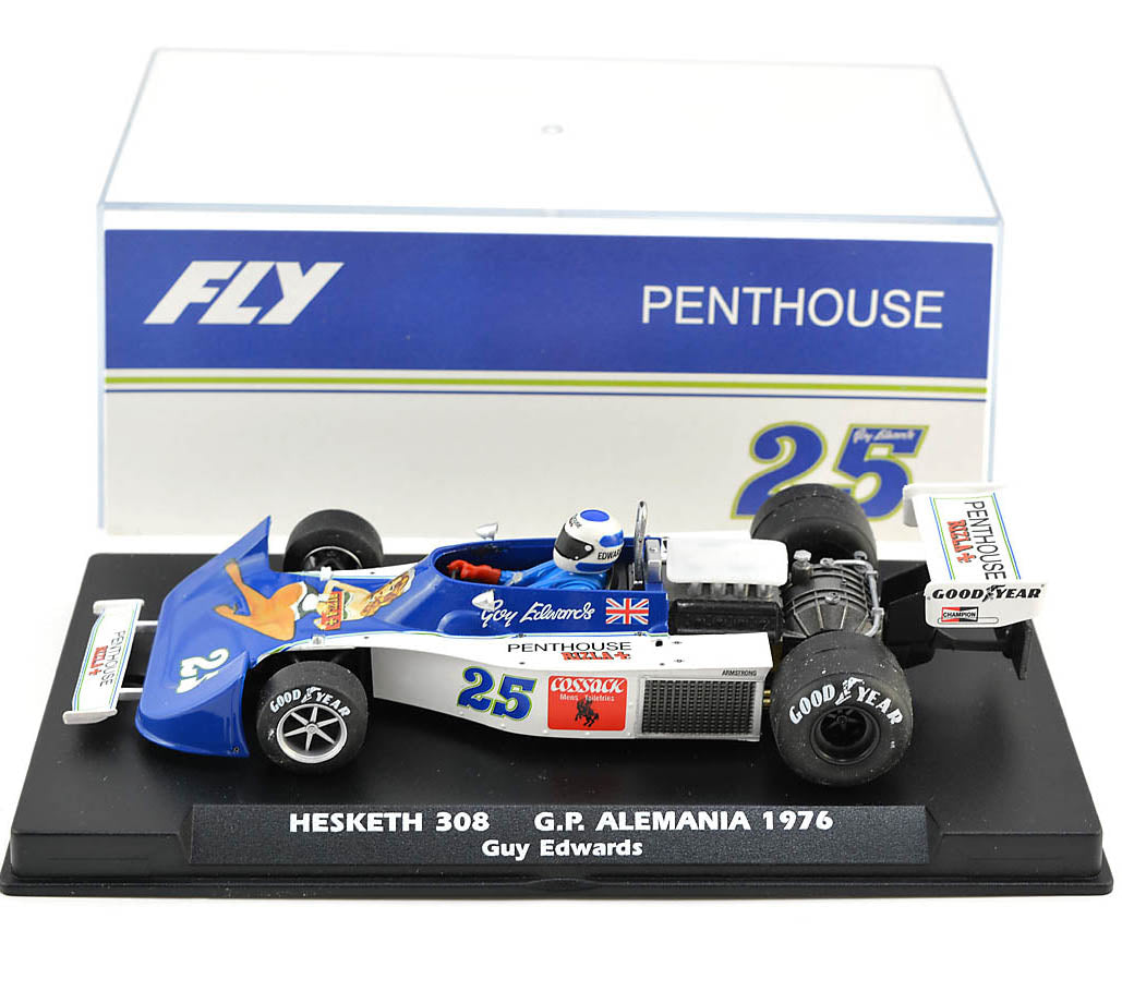 Fly Hesketh 308 German GP 1976 Guy Edwards Flyslot Slot Car 1/32 A2031 - PowerHobby