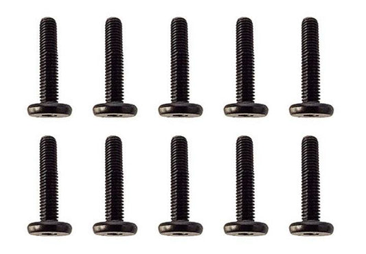 Associated 41093 Screws M3x0.5x16mm LP SHCS Black Enduro - PowerHobby