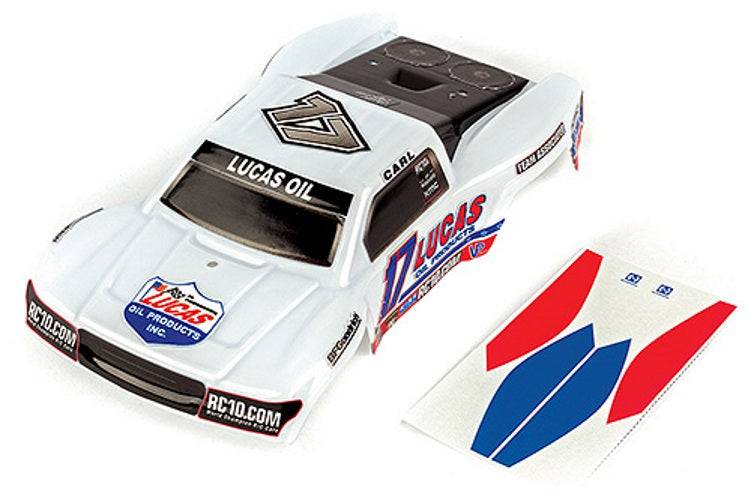 Team Associated 21424 SC28 Painted Body Lucas Oil - PowerHobby