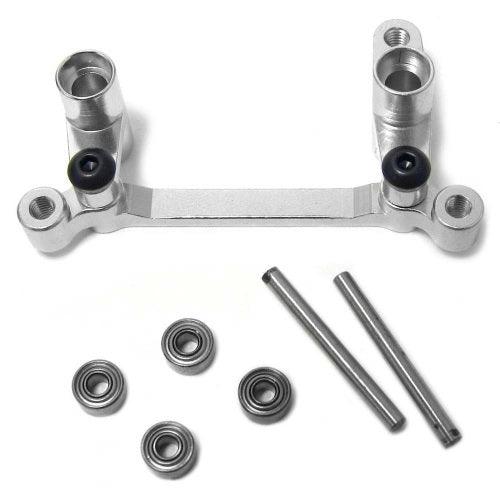 Hot Racing AES4808 Sil Aluminum Ball Bearing Steering Kit Associated SC18 RC18T2 - PowerHobby