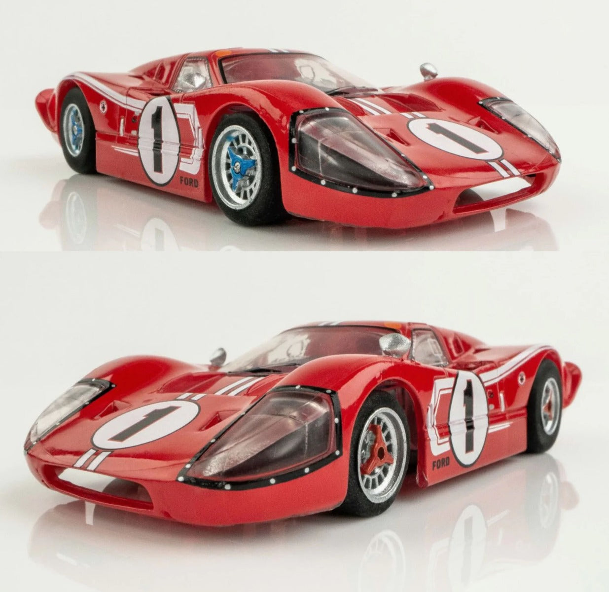 AFX 22042 Ford GT40 Mark IV #1 LeMans Mega G+ HO Slot Car AFX22042 - PowerHobby